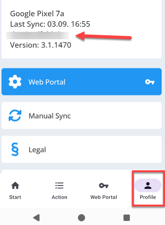 Login E-Mail Address Child Control App