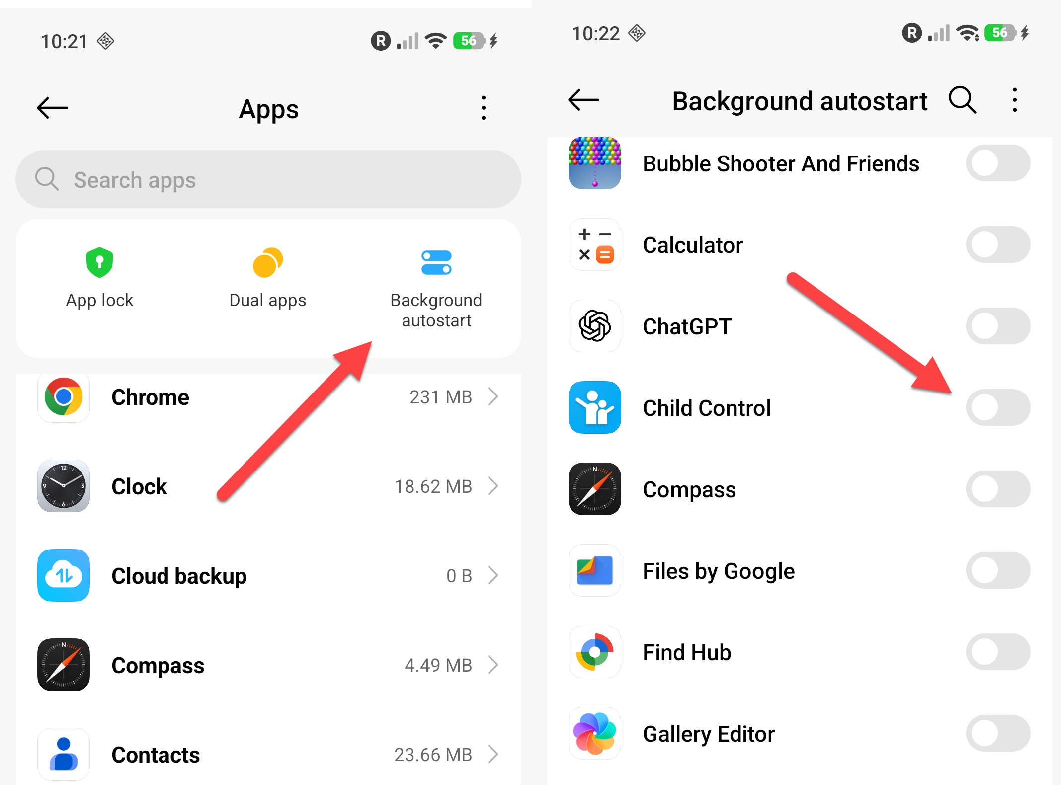 Xiaomi Autostart 1 Settings