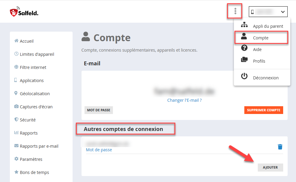 utilisateurs supplémentaires