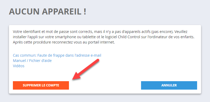 Aucun appareil