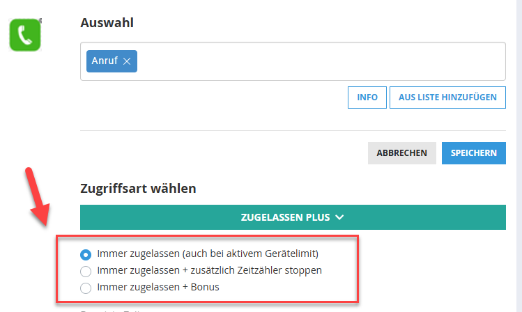 Optionen Zugelassen PLUS